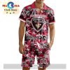 Custom Swift Current Broncos Hawaiian Shirt And Short Pant Using Away Jersey