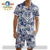 Custom Brandon Wheat Kings Hawaiian Shirt And Short Pant Using Mix Home Away Jersey