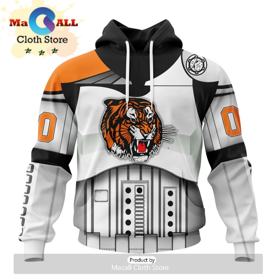 Custom Medicine Hat Tigers Specialized Stormtrooper Design Kits Version Hoodie