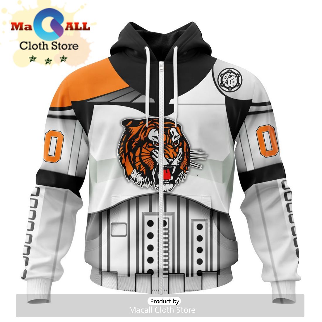 Custom Medicine Hat Tigers Specialized Stormtrooper Design Kits Version Hoodie