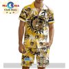 Custom Brantford Bulldogs Hawaiian Shirt And Short Pant Using Home Jersey