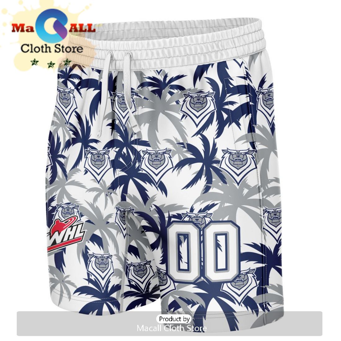 Custom Victoria Royals Hawaiian Shirt And Short Pant Using Away Jersey Custom Victoria Royals Hawaiian Shirt And Short Pant Using Away Jersey