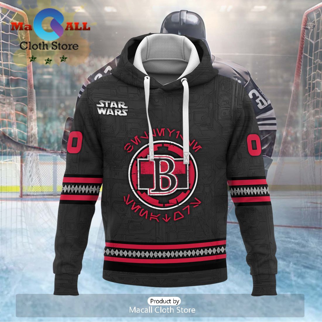 Personalized AHL Belleville Senators Men’s and Women Black Hoodie