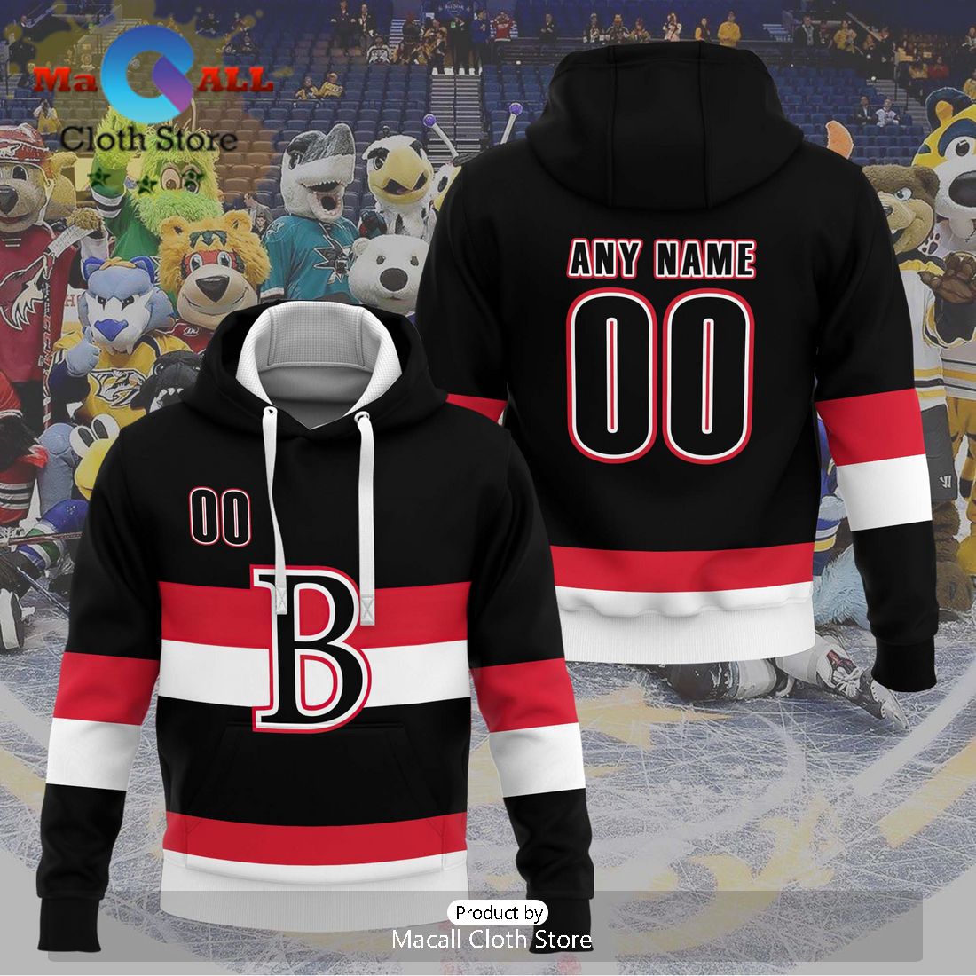 Personalized AHL Belleville Senators Men’s and Women Mix Hoodie