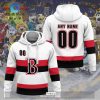 Personalized AHL Chicago Wolves Men’s and Women White Hoodie