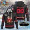Personalized AHL Calgary Wranglers Men’s and Women White Hoodie
