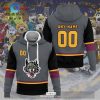 Personalized AHL Chicago Wolves Men’s and Women Black Hoodie