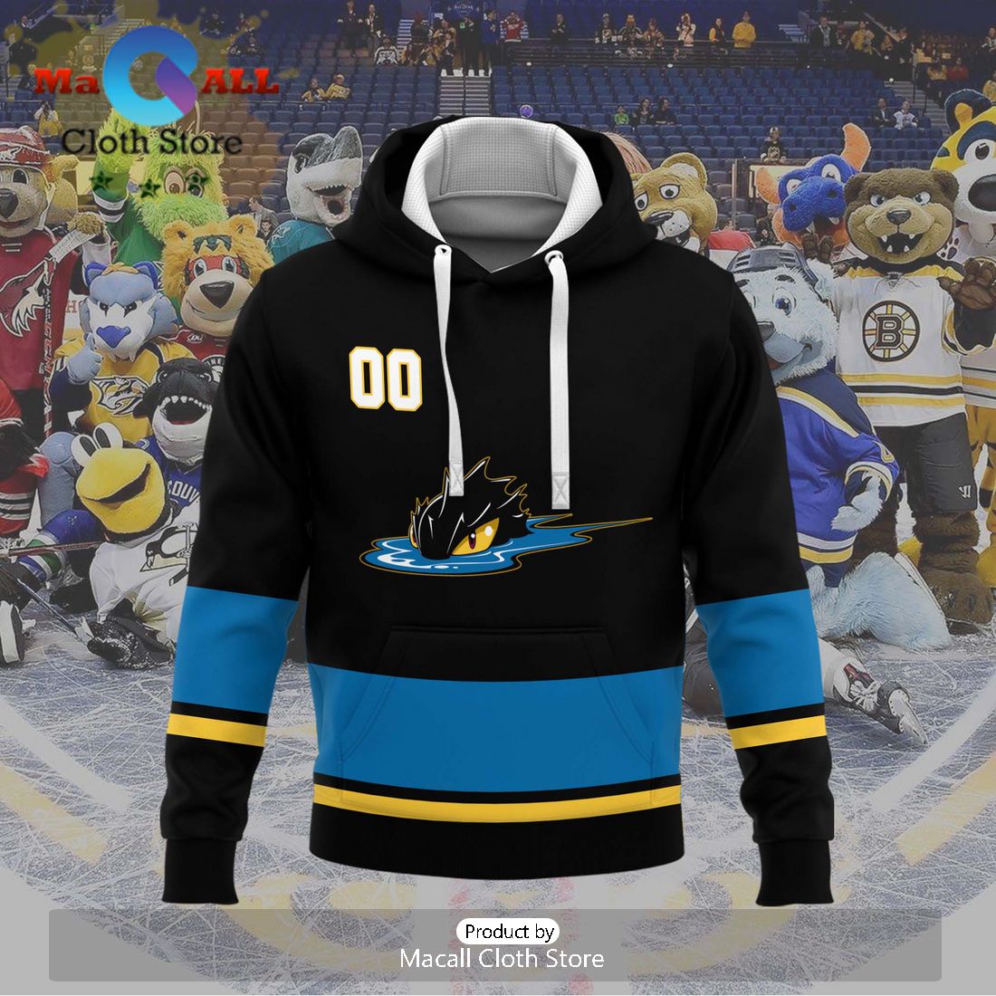 Personalized AHL Cleveland Monsters Men’s and Women Mix Hoodie