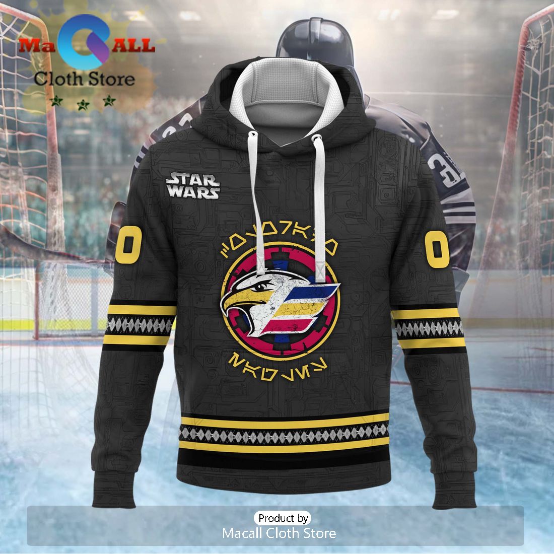 Personalized AHL Colorado Eagles Men’s and Women Black Hoodie