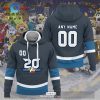 Personalized AHL Colorado Eagles Men’s and Women Black Hoodie