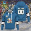 Personalized AHL Colorado Eagles Men’s and Women Grey Hoodie