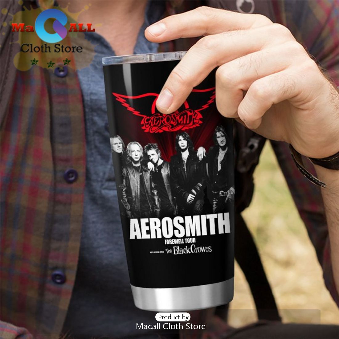 Aerosmith Farewell Tour The Black Crowes Tumbler Cup