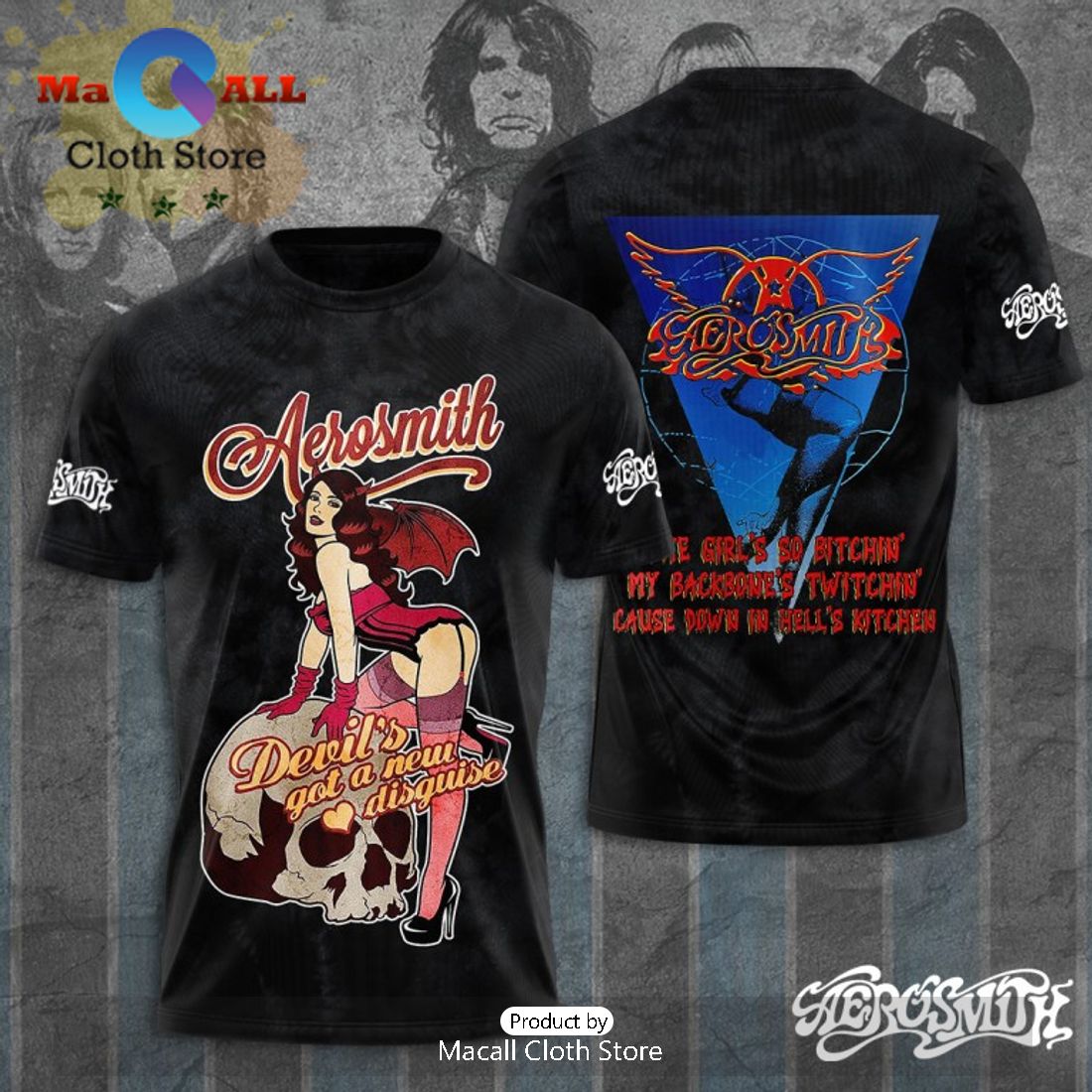 Aerosmith Sexy Dance Black Hoodie