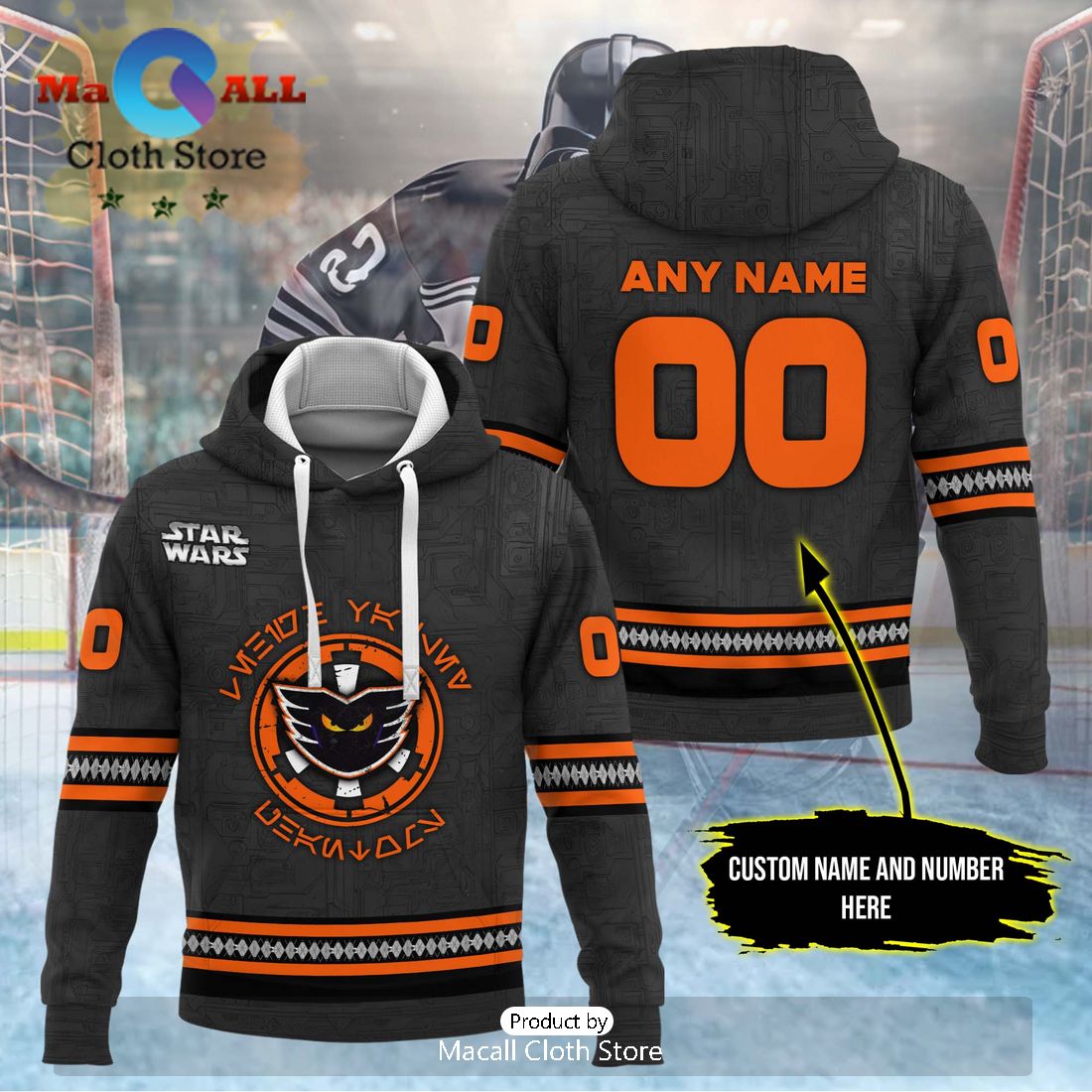 Personalized AHL Lehigh Valley Phantoms 2024 Grey Hoodie