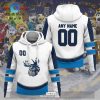 Personalized AHL Hershey Bears 2024 Playoffs White Hoodie