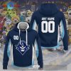 Personalized AHL Ontario Reign 2024 Black Hoodie