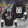 Personalized AHL Ontario Reign 2024 White Hoodie