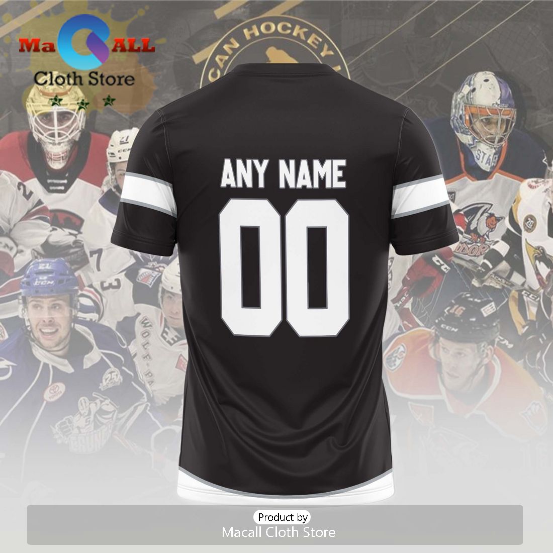 Personalized AHL Ontario Reign 2024 Grey Hoodie