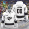 Personalized AHL Ontario Reign 2024 Grey Hoodie