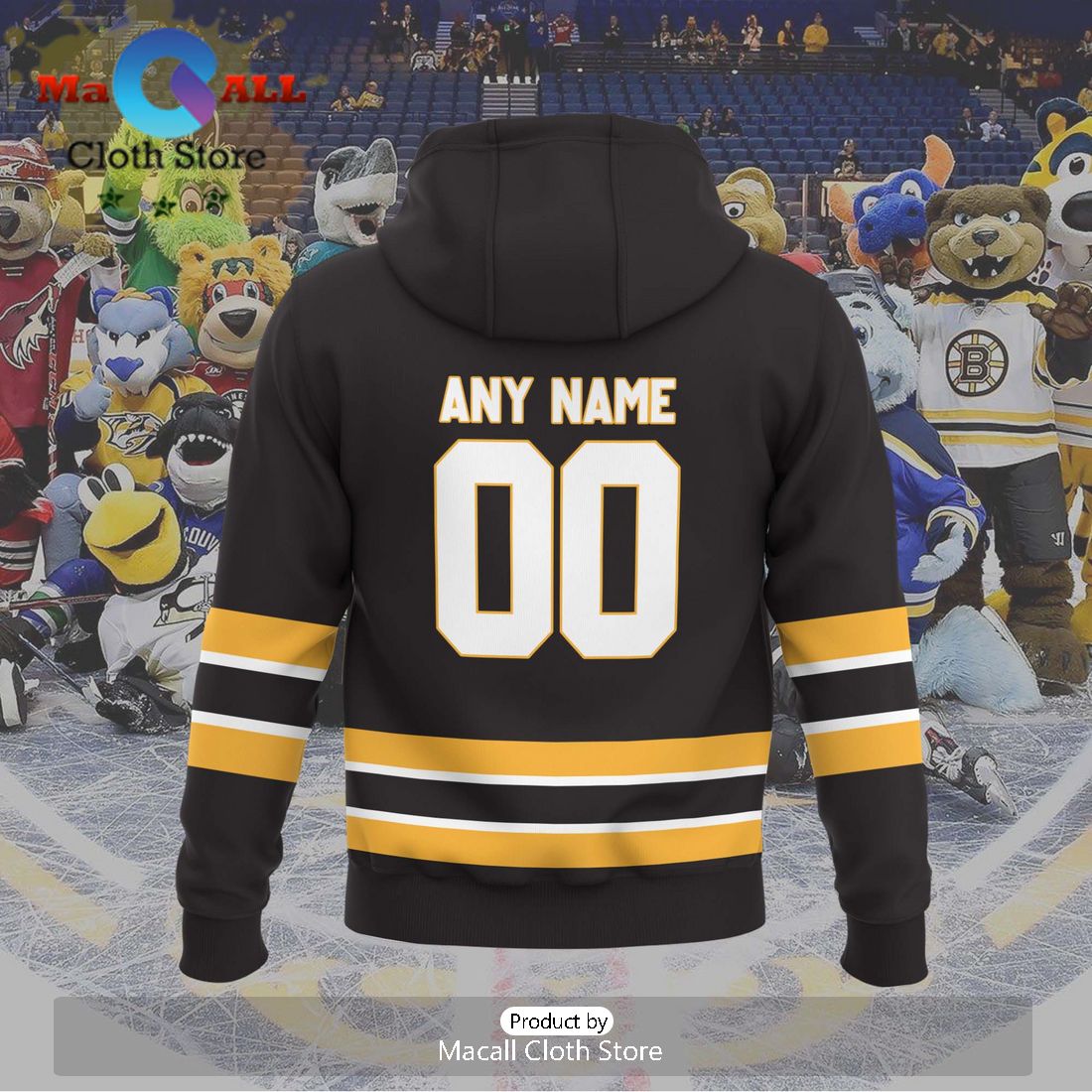 Personalized AHL Providence Bruins 2024 Black Hoodie