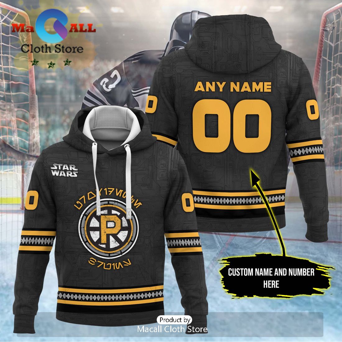 Personalized AHL Providence Bruins 2024 Grey Hoodie