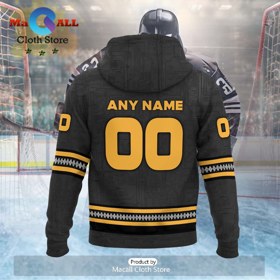 Personalized AHL Providence Bruins 2024 Grey Hoodie