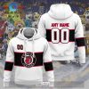 Personalized AHL Rockford IceHogs 2024 Black Hoodie