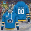 Personalized AHL Springfield Thunderbirds 2024 Black Hoodie