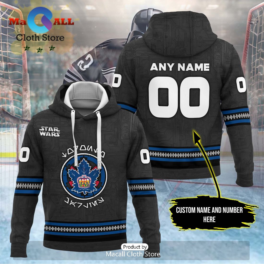 Personalized AHL Toronto Marlies 2024 Black Hoodie