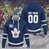 Personalized AHL Toronto Marlies 2024 White Hoodie