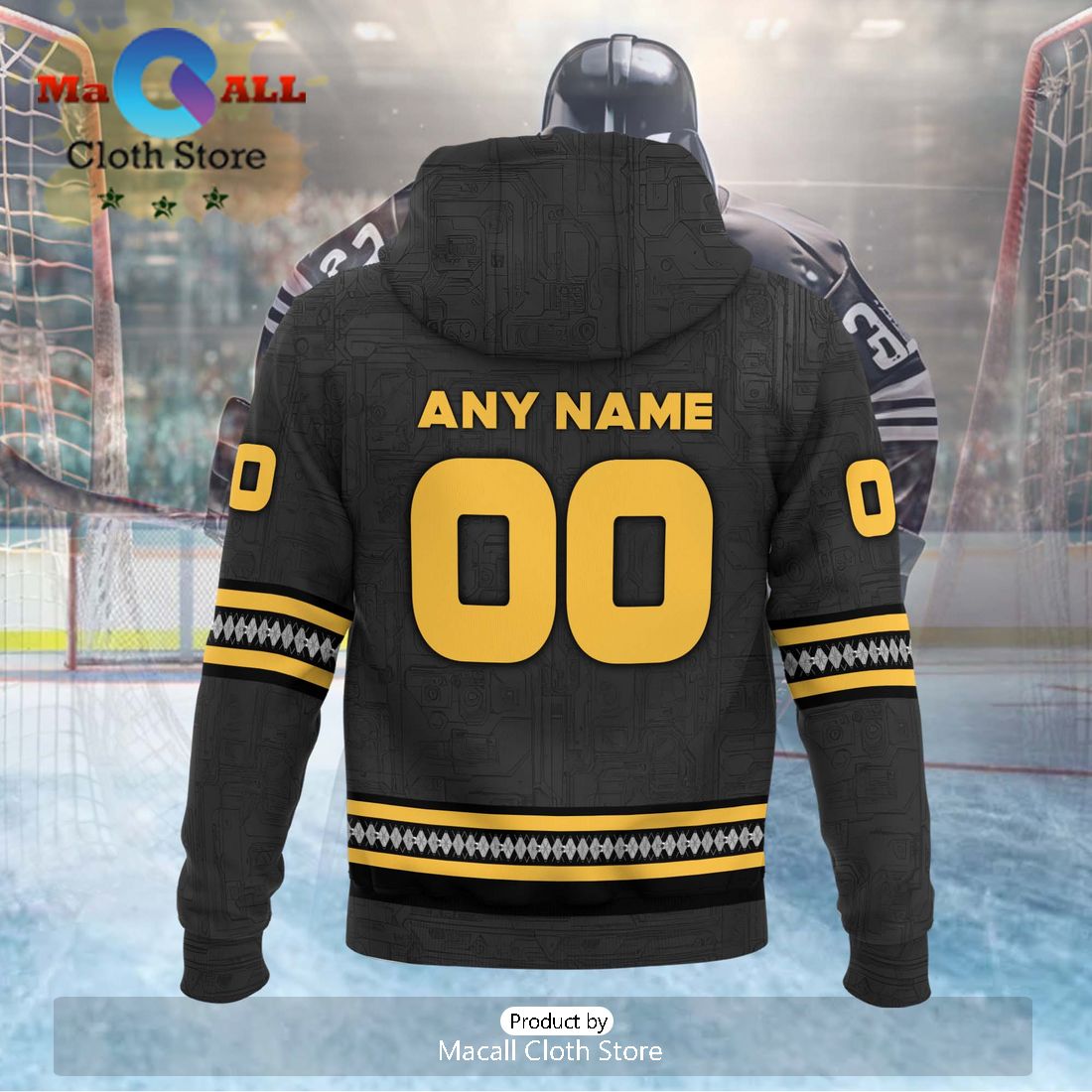 Personalized AHL Wilkes-Barre Scranton 2024 Black Hoodie