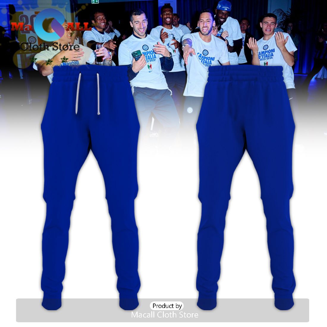Campioni D’Italia 2024 Inter Milan Blue Hoodie And Pants