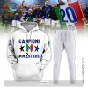 23-24 Campioni Inter Milan D’Italia White Hoodie