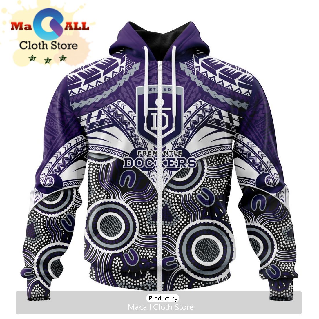 AFL Fremantle Dockers Special Indigenous Mix Polynesian Hoodie