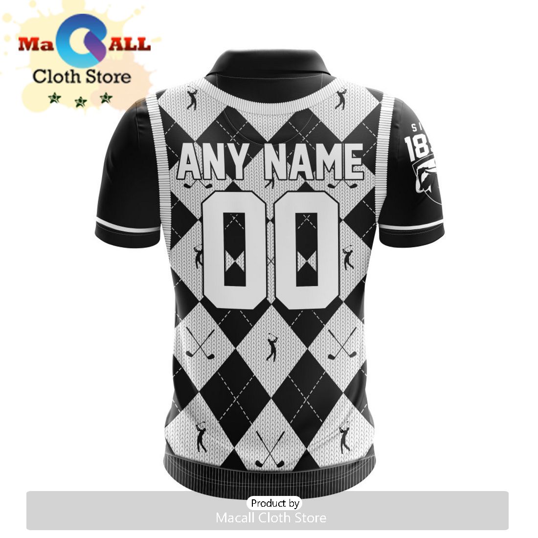 AFL Collingwood Football Club Special Golf Polo Design
