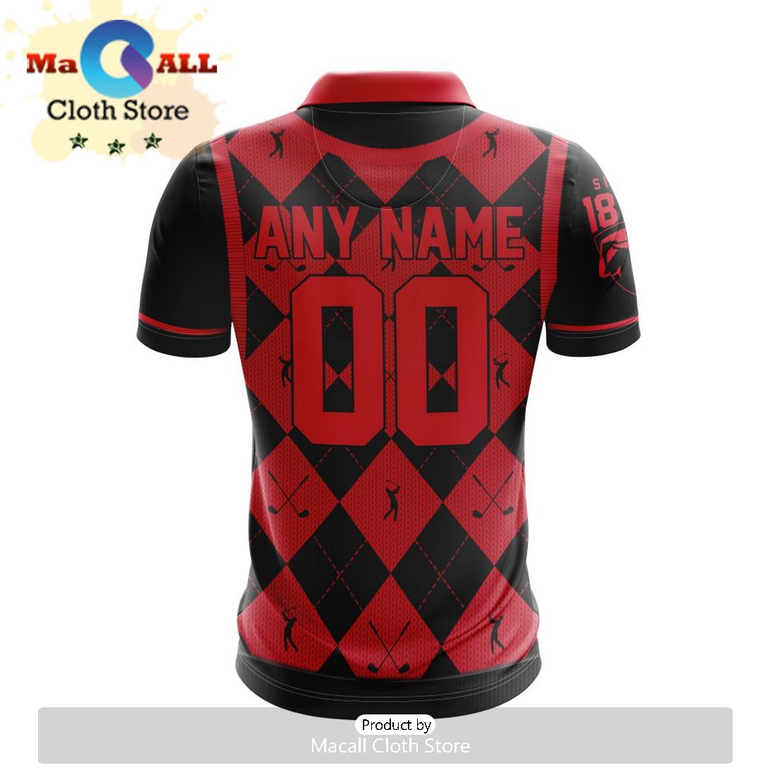 AFL Essendon Football Club Special Golf Polo Design