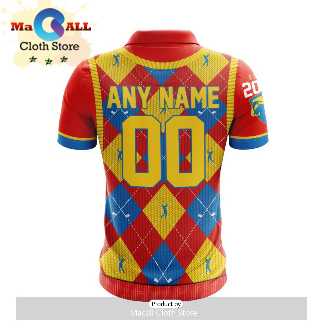 AFL Gold Coast Suns Special Golf Polo Design