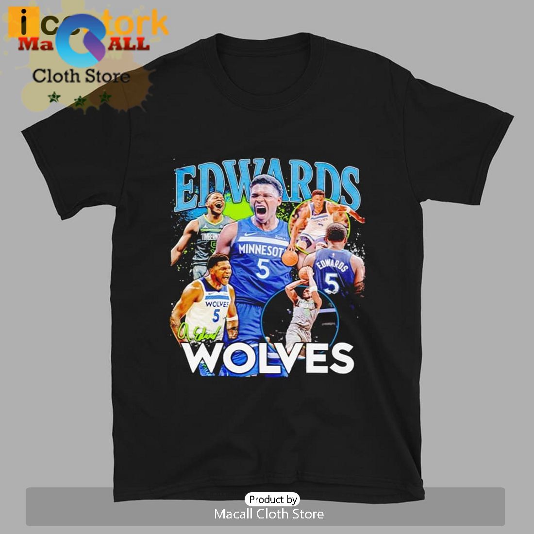 Anthony Edwards Timberwolves T-Shirt