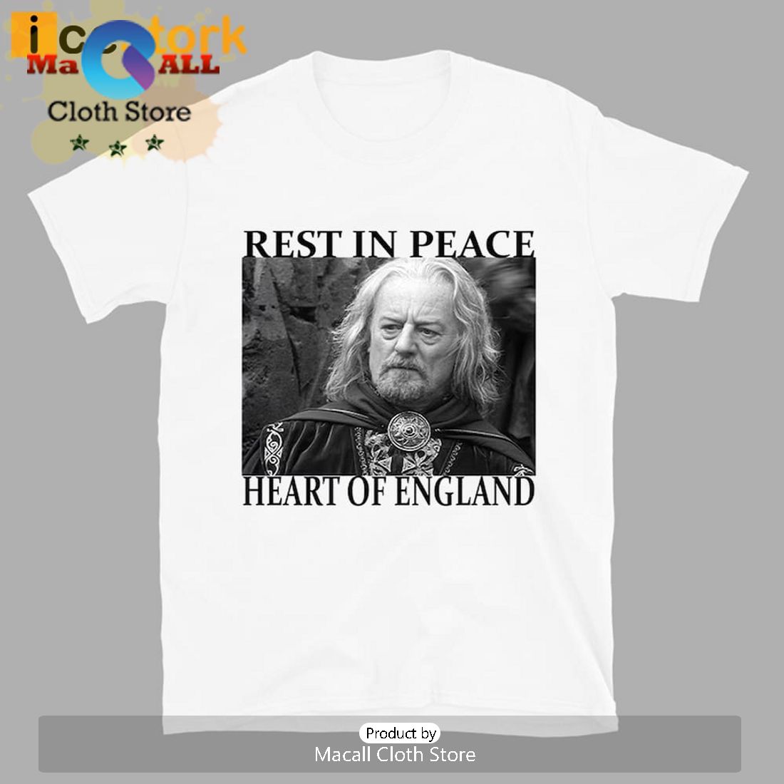 Bernard Hill Rest In Peace Heart Of England T-Shirt