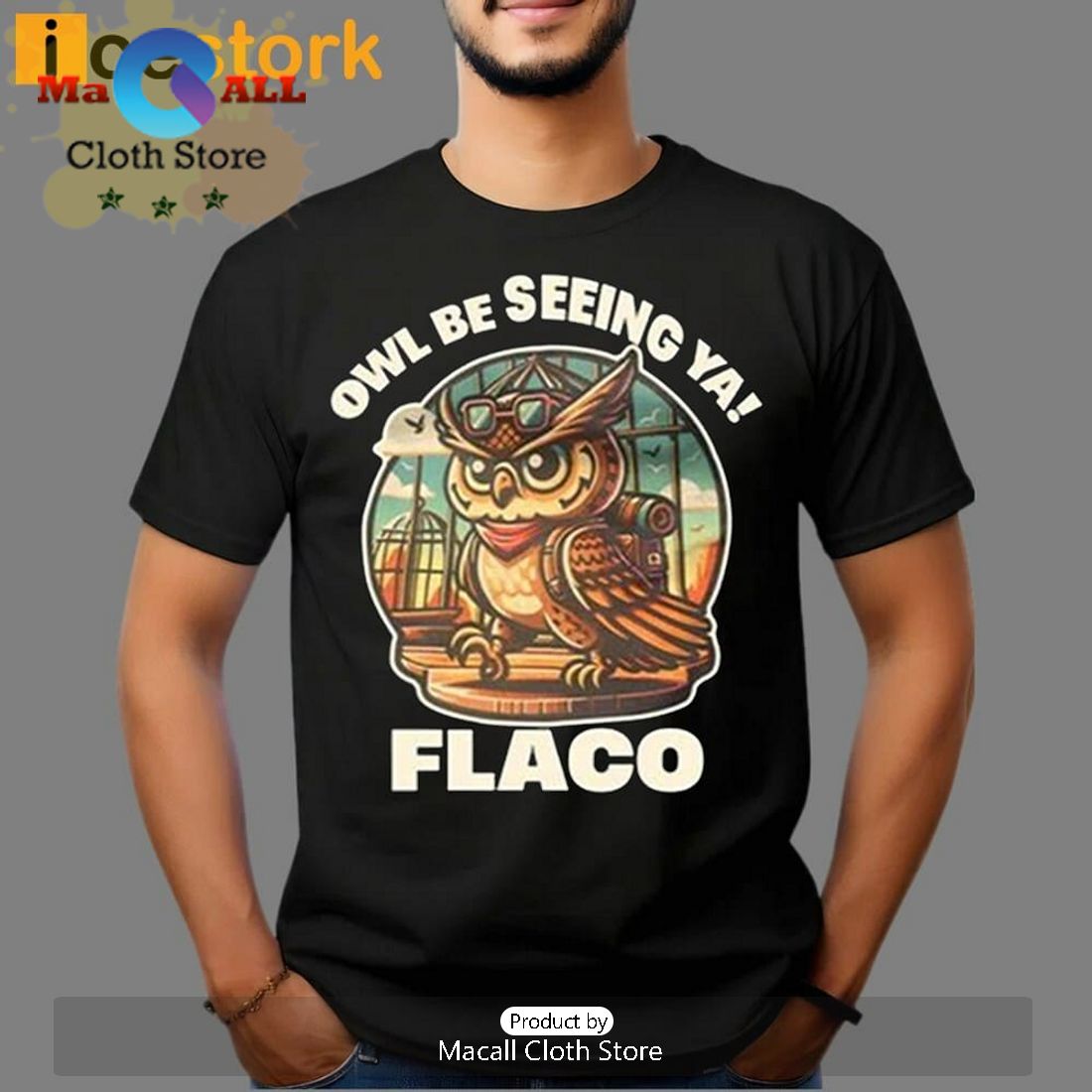 Decoding Fox News Owl Be Seeing Ya Flaco T-Shirt