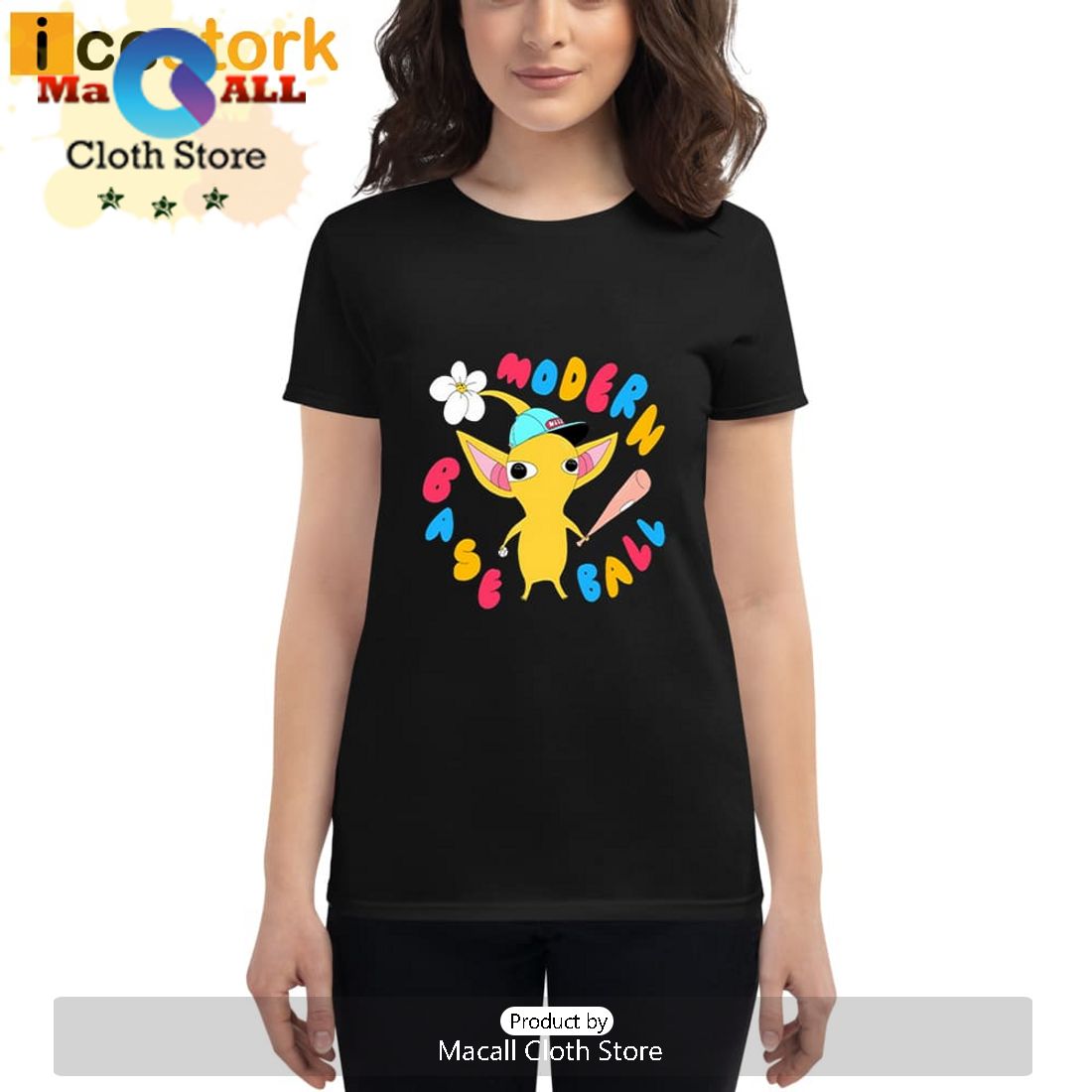 Guppies Pikmin Modern Baseball T-Shirt