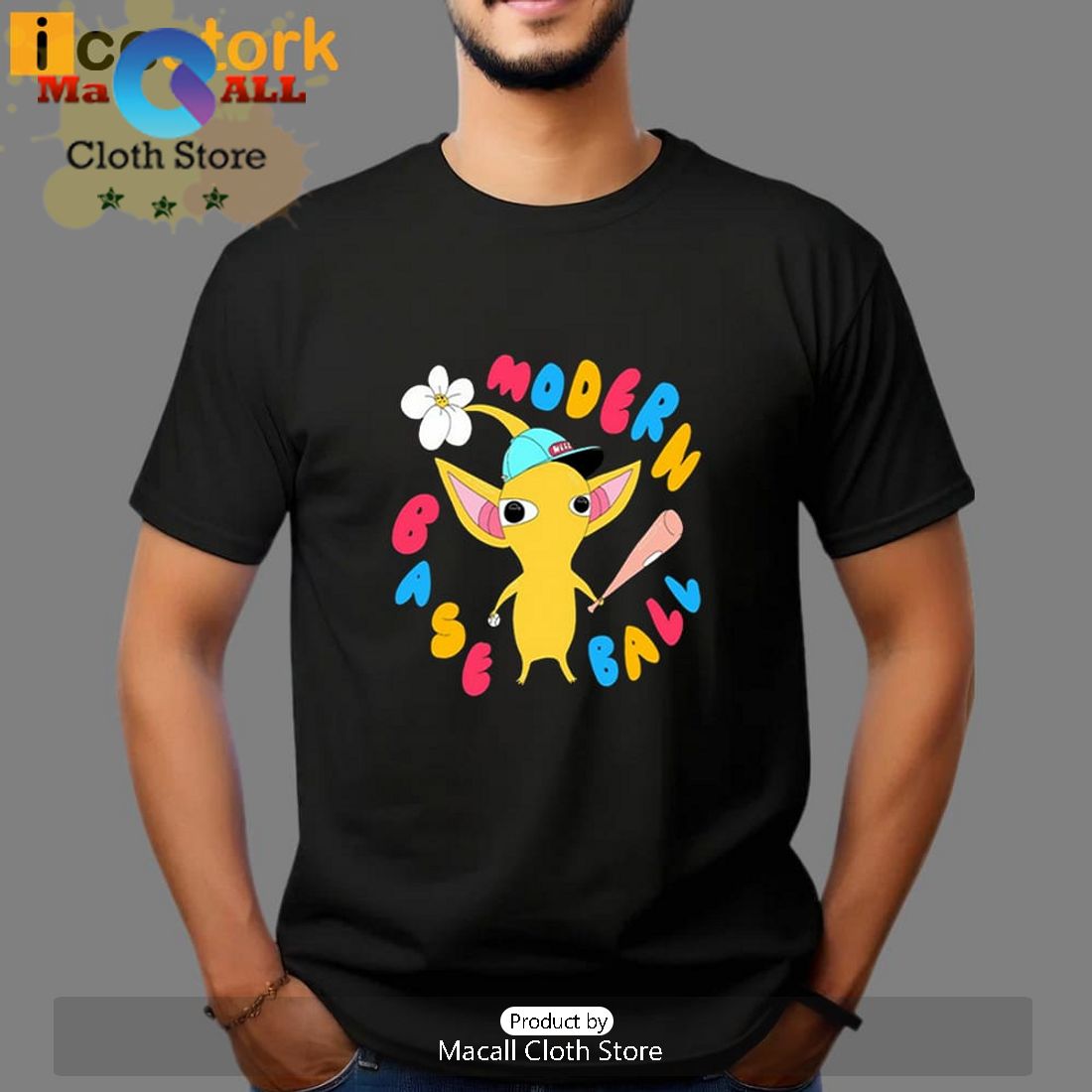 Guppies Pikmin Modern Baseball T-Shirt