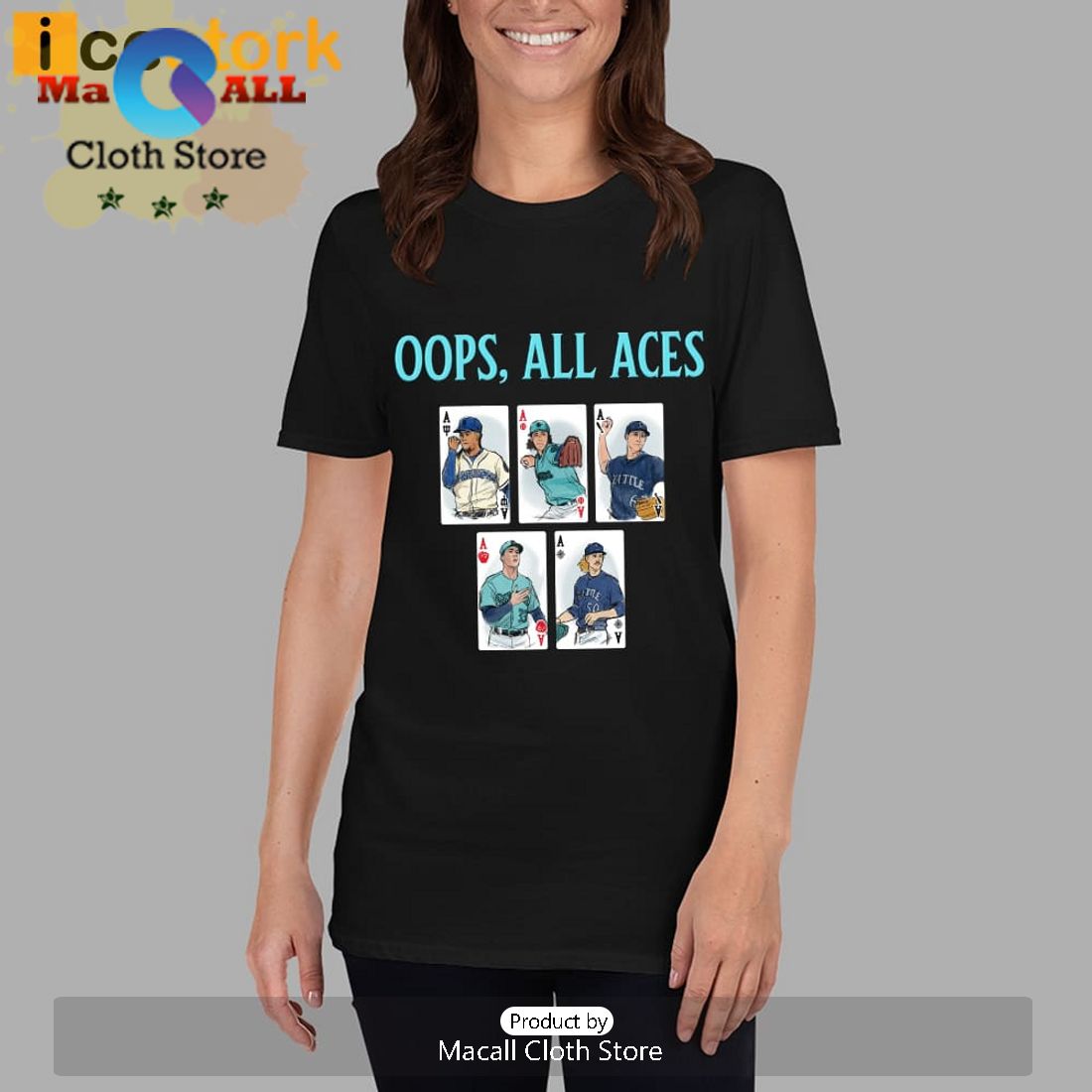 Mariners Oops All Aces T-Shirt