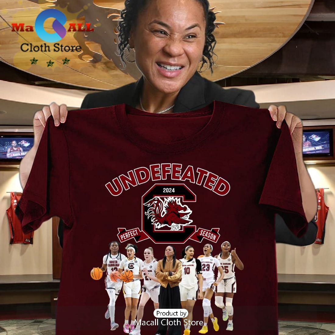 Undefeated 2024 Gamecocks Perfect Season T-Shirt