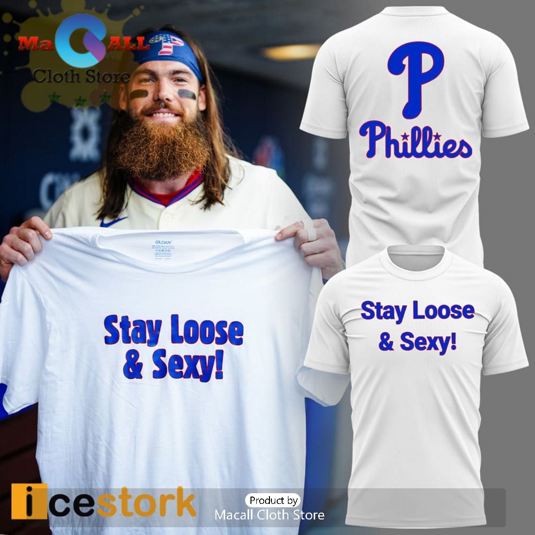 Phillies Stay Loose And Sexy Hoodie Phillies Stay Loose And Sexy Hoodie