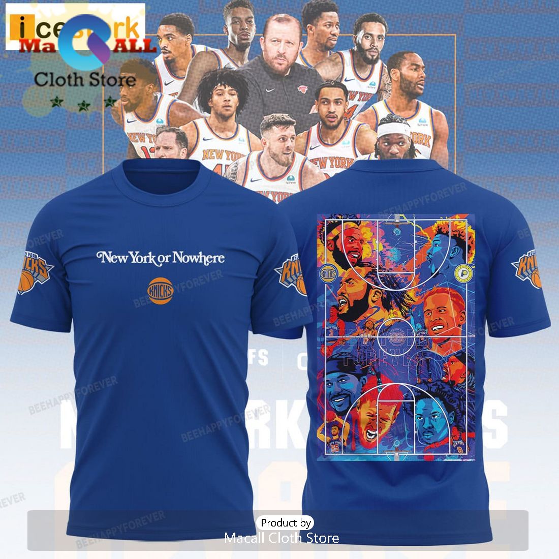 NY Knicks New York Or NoWhere Shirt NY Knicks New York Or NoWhere Shirt