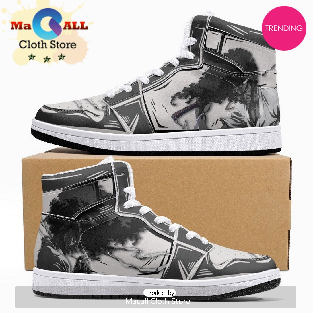Afro Samurai JD1 High Top Shoes