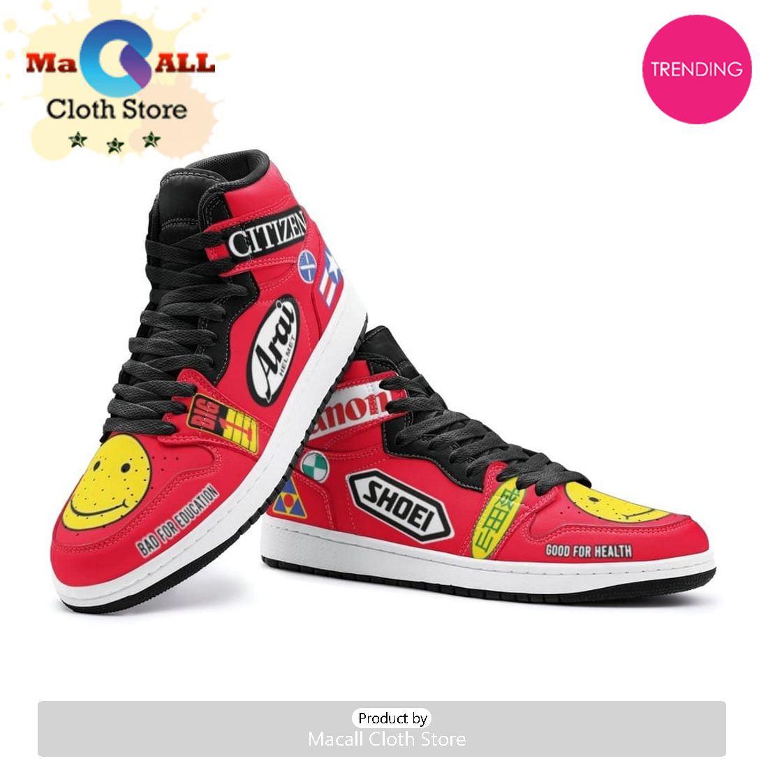 Akira Kaneda Full Decals Akira Air Jordan 1 High Top Shoes
