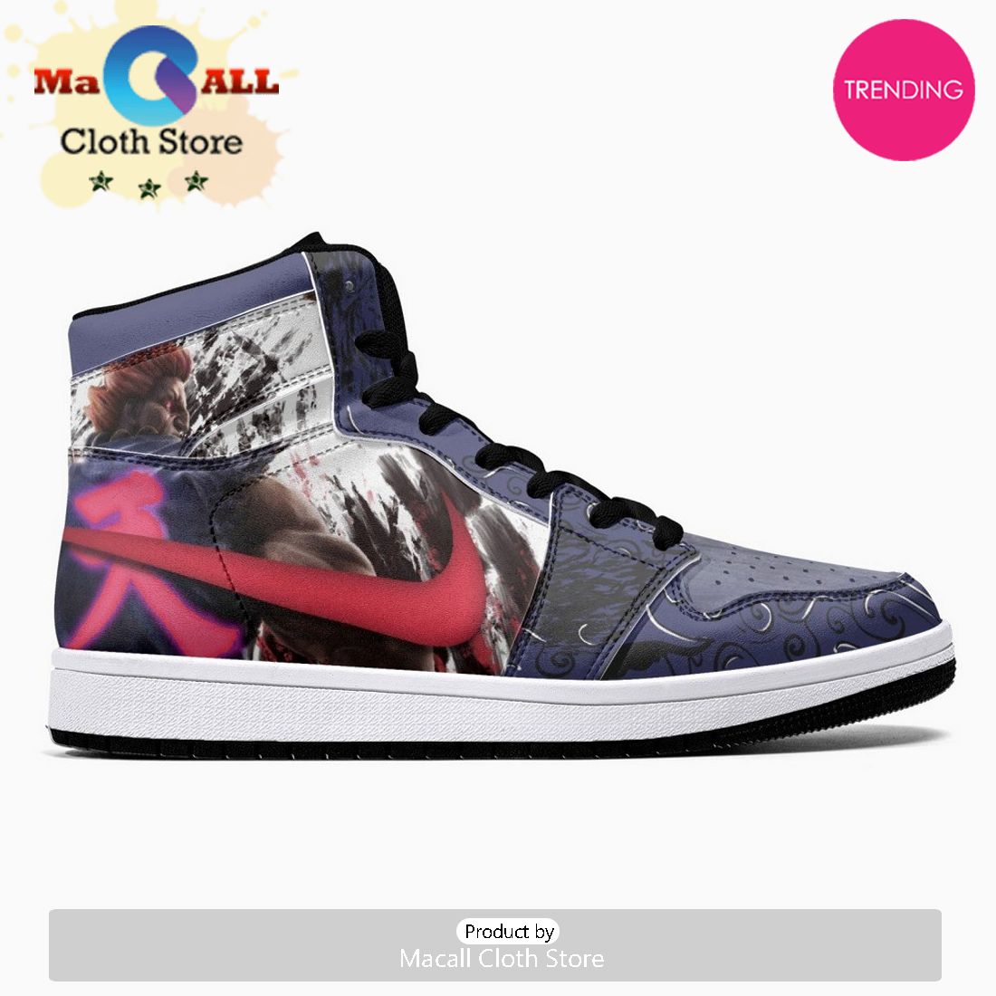 Akuma Street Fighter JD1 High Top Shoes