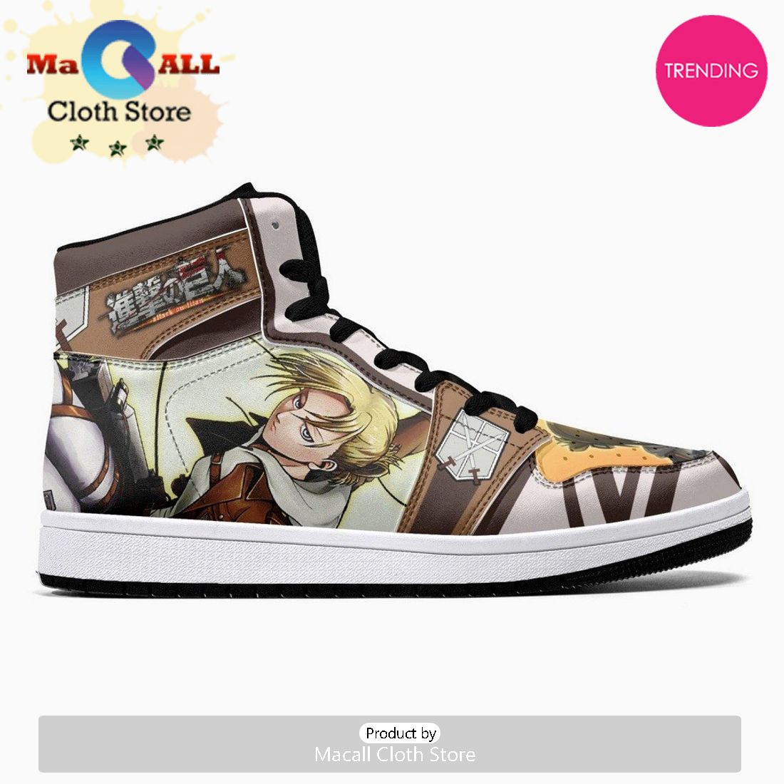 Annie Leonhart Training Corps Shingeki No Kyojin JD1 High Top Shoes